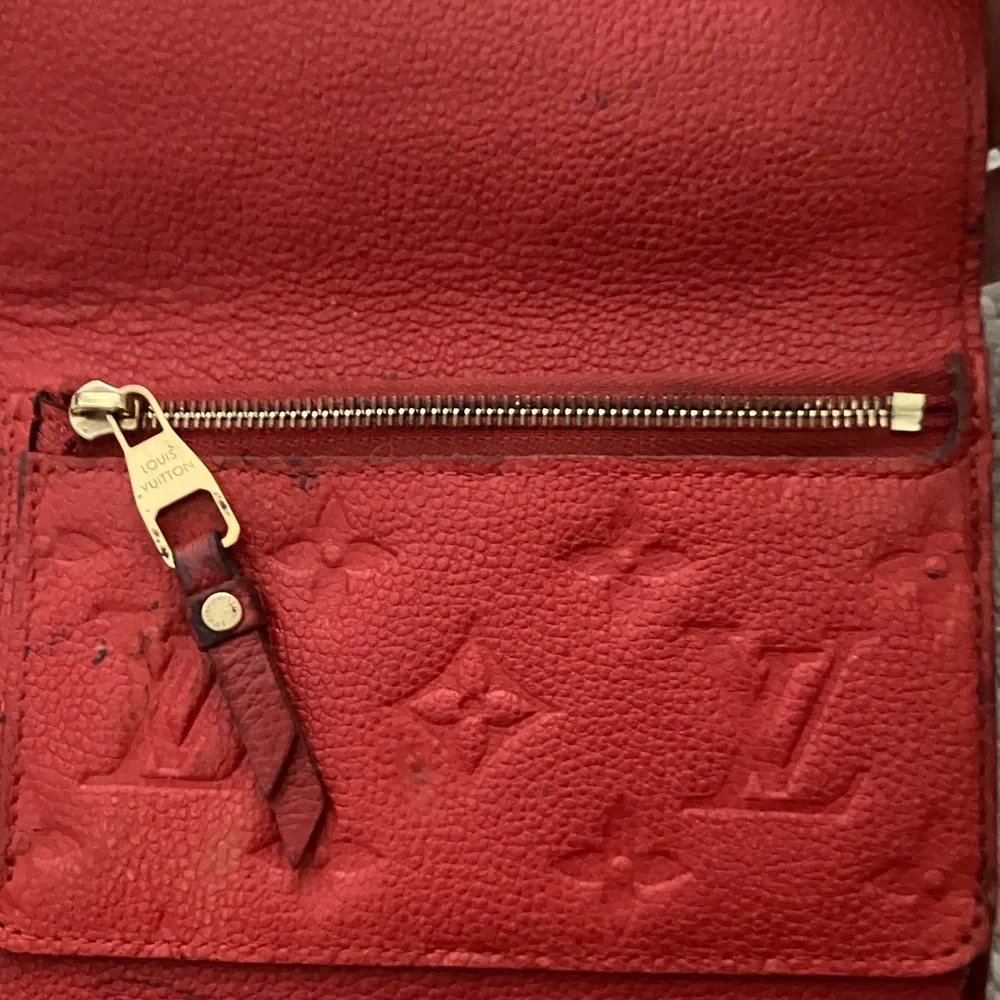 Louis Vuitton Red Women's monogram empreinte Wallet - Picture 11 of 13